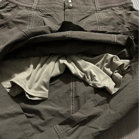 Kuhl Durango Side Ruched Skort in Breen Sz 12 Outdoor Hiking Adventure - Picture 5 of 10